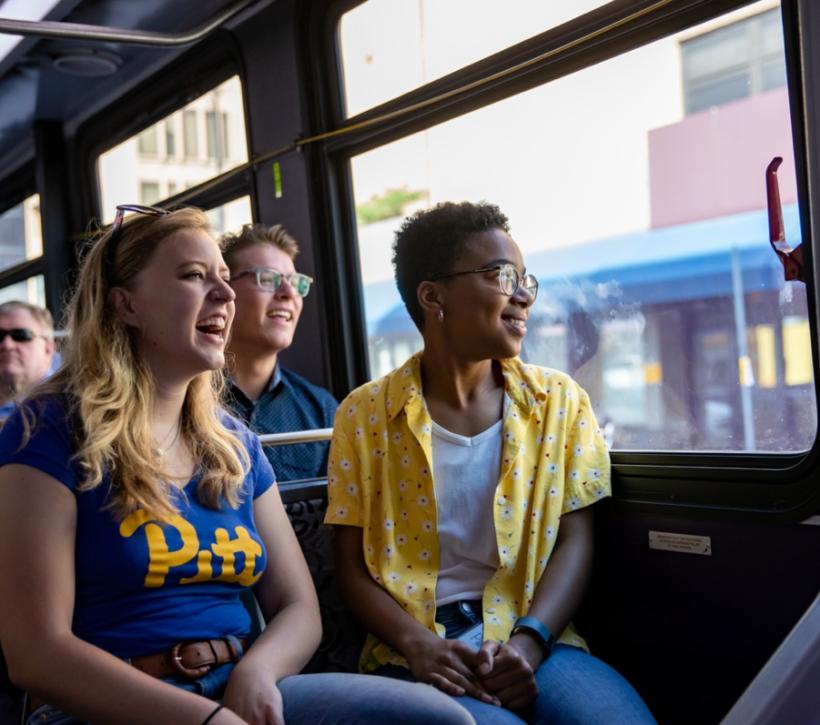 people on a bus